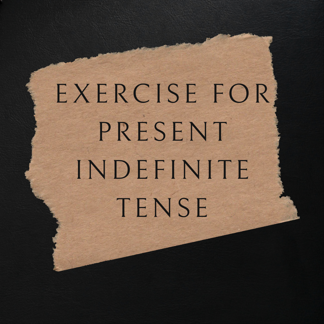 exercise-for-present-indefinite-tense-grammar